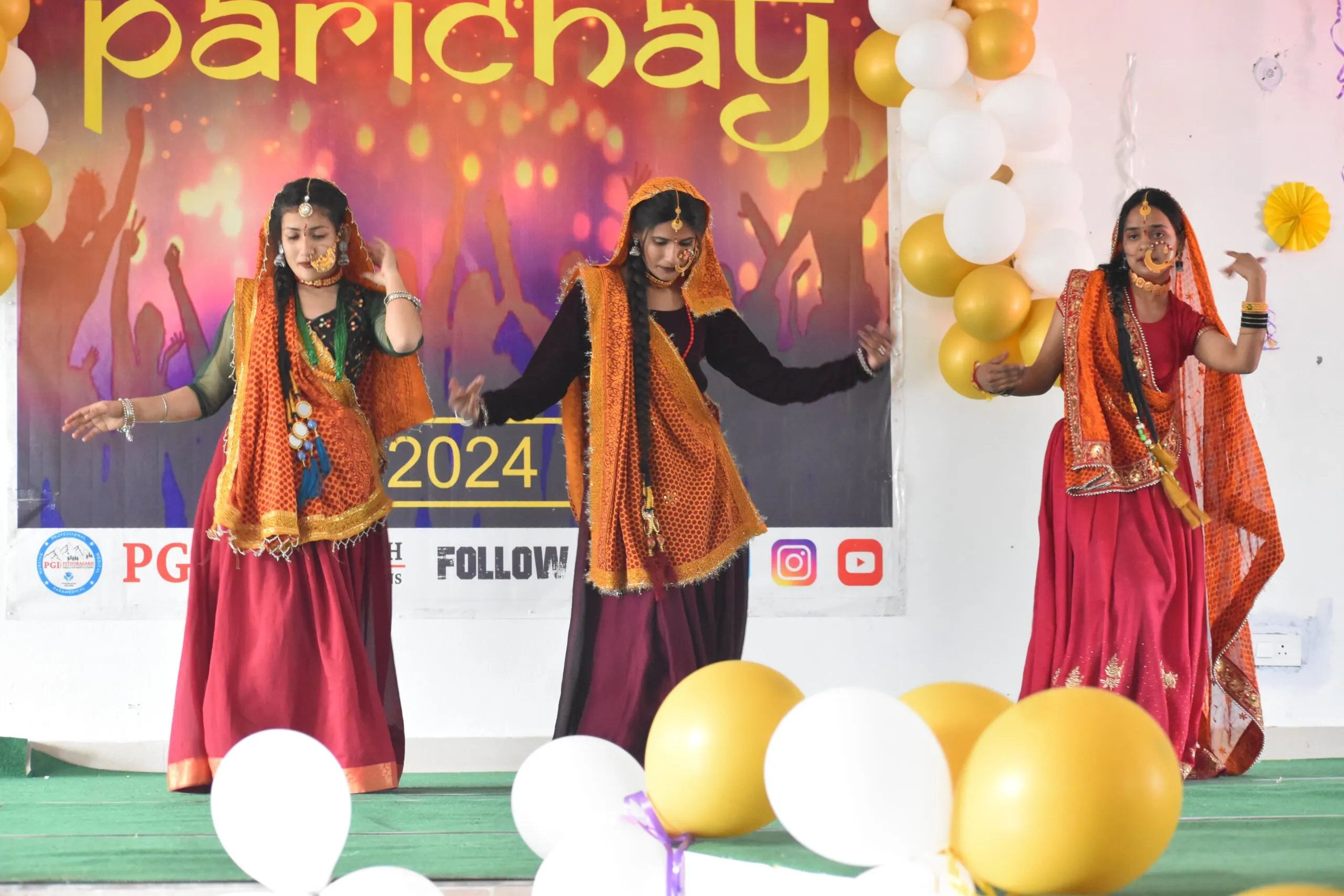 Kumaoni cultural dance on campus
